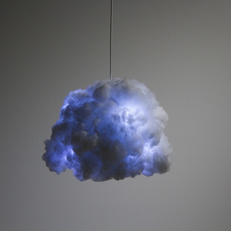 The Cloud Lamp Creates A Thunderstorm Inside Your Bedroom